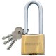 Long Shackle Brass Padlock 50mm